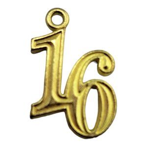 Graduation Tassel Pendant Golden Charm 2016 Jostens Grad, Celebration, Goal